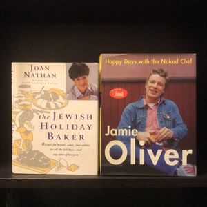 Jamie Oliver Happy Days Naked & The Jewish Holiday Baker Joan Nathan Cookbooks!